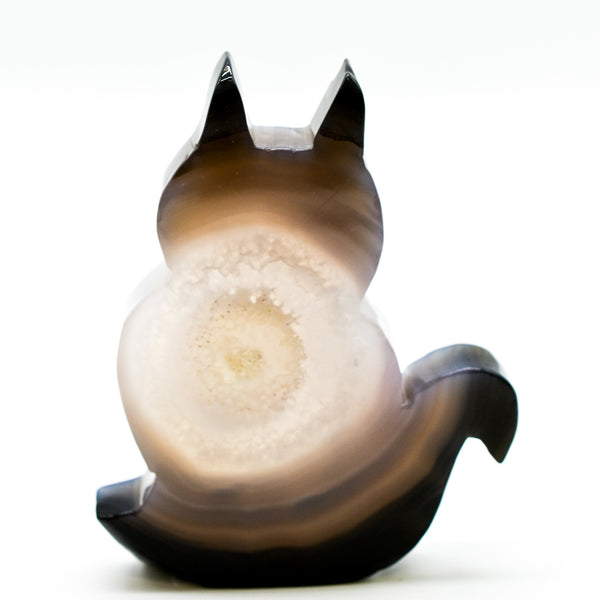 Agate Druzy Sitting Cats